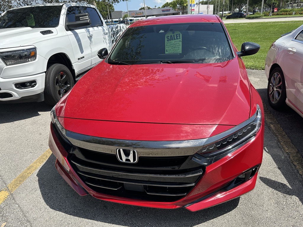 red honda accord