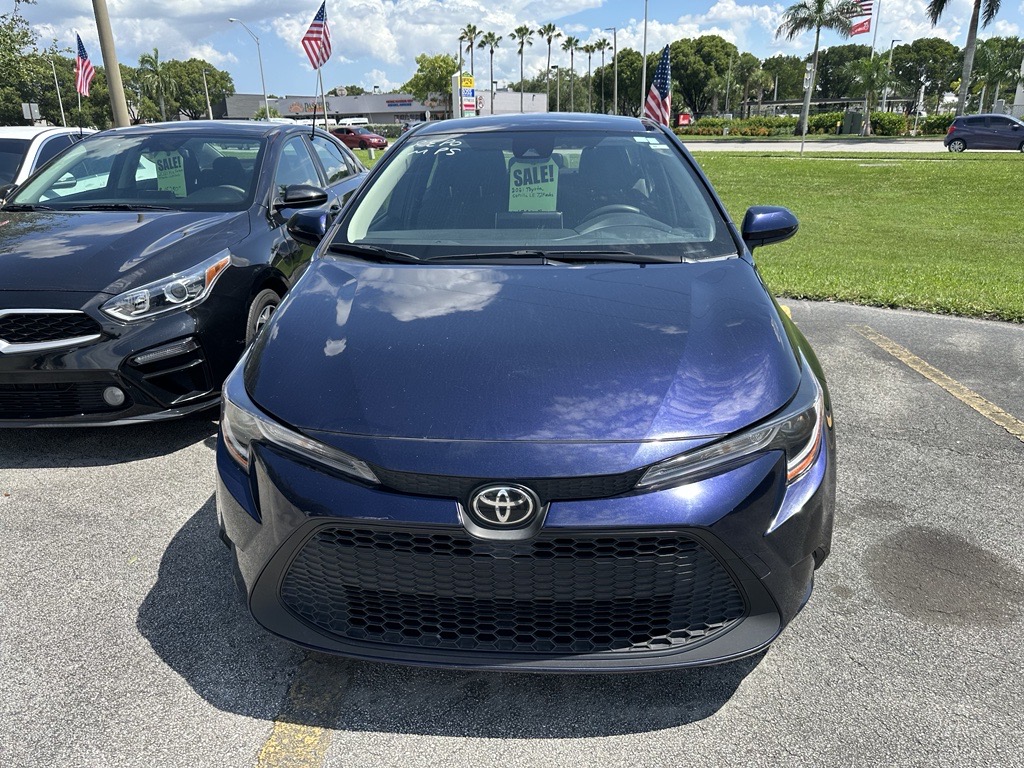 blue 2021 corolla