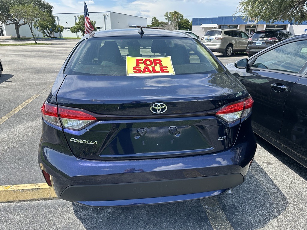 2021 blue corolla